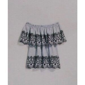 NWT Q&A Stitch Fix Kacela Off The Shoulder Top Large